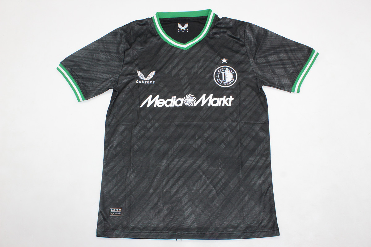 AAA Quality Feyenoord 24/25 Away Black Soccer Jersey